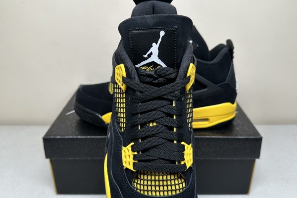 Jordan 4 Thunder Black Tour Yellow - PK 4.0 Batch 2