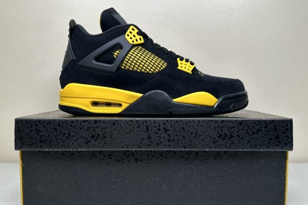 Jordan 4 Thunder Black Tour Yellow - PK 4.0 Batch 9